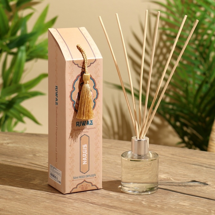 Диффузор Диффузор "RIWAZ" 50 мл (+ 6 палочек), nargis