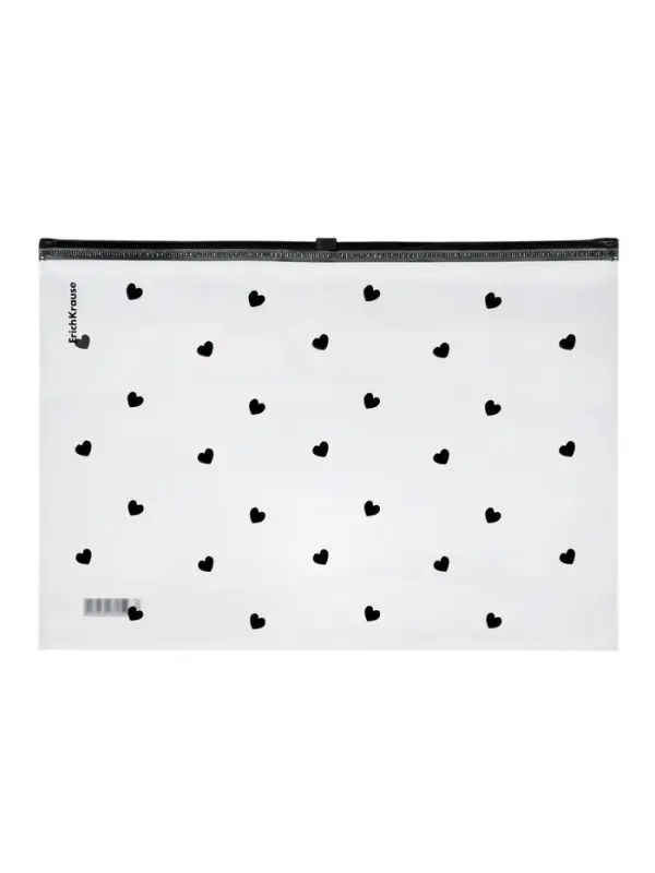 Zip-пакет A4 ErichKrause Clear Beauty, прозрачный, МИКС