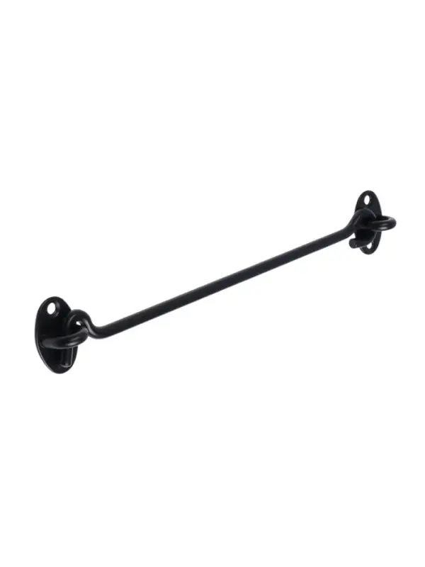 Крючок ветровой LOCKLAND KV001, L=250 мм, нержавеющая сталь, черный, 2 шт.