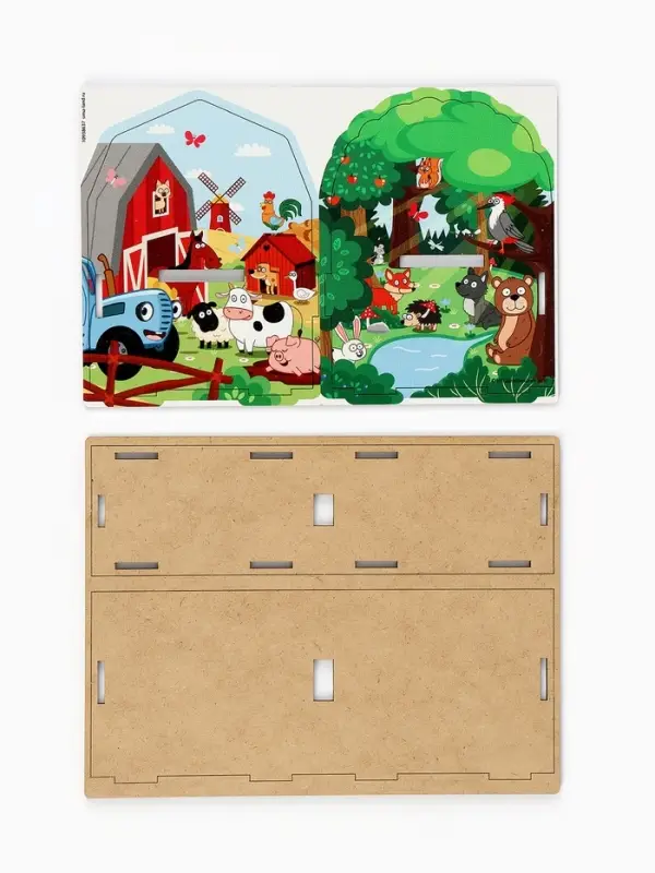 Сортер &laquo;Животные леса и фермы&raquo; Синий трактор