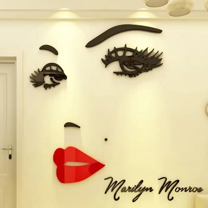 Наклейка интерьерная TAKE IT EASY &laquo;Мэрилин Монро&raquo;, декор настенный, панно, 100&times;90 см