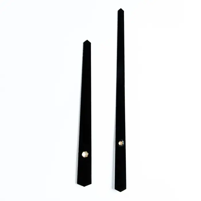 Стрелки для часов, часовая 12 см, минутная 18 см Стрелки для часов, часовая 12 см, минутная 18 см