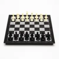 Шахматы с шашками и нардами &laquo;Классика&raquo;, 3 в 1, магнитная доска 25&times;25 см