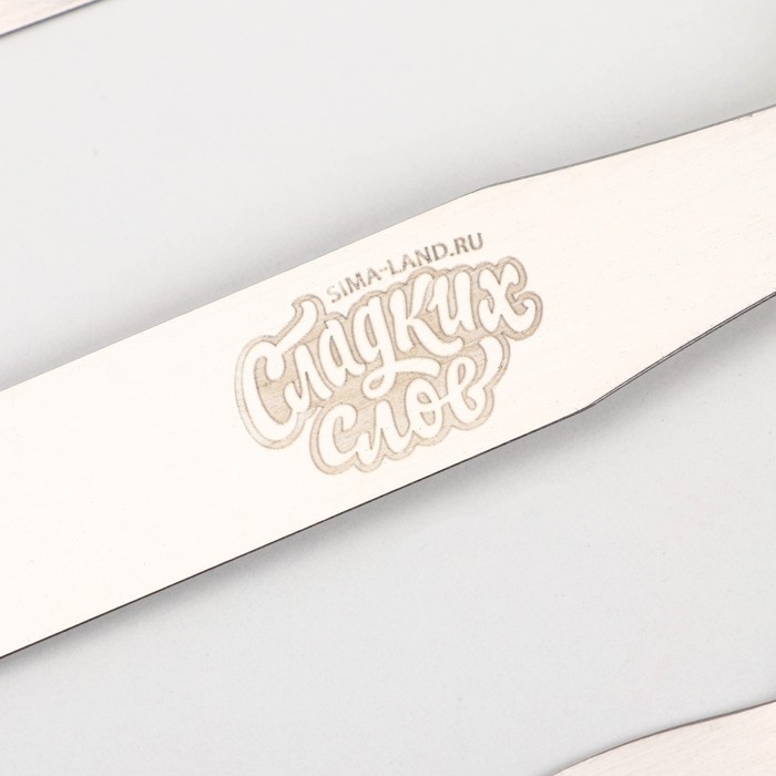 Набор лопаток кондитерских «Сладких слов», 23 см х 8.5 см х 2.5 см 3 шт Набор лопаток кондитерских «Сладких слов», 23 см х 8.5 см х 2.5 см 3 шт