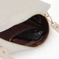 Сумка женская кросс-боди TEXTURA на молнии, 22&times;8&times;17 см, белая