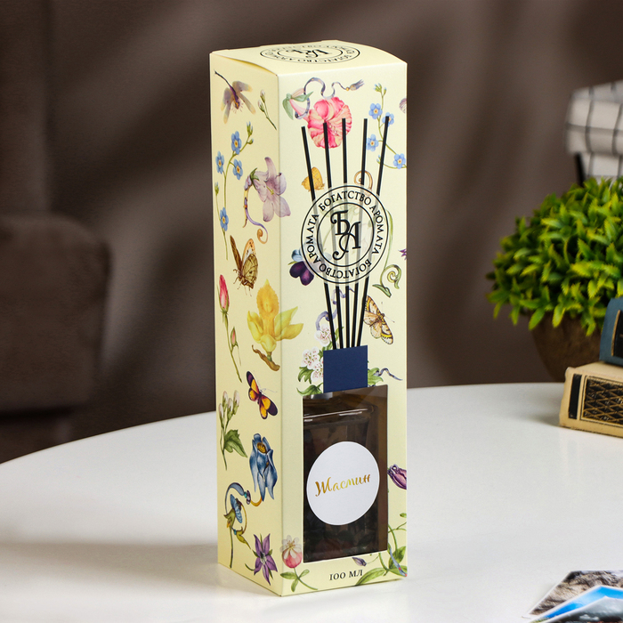 Диффузор ароматический Диффузор ароматический "Артдекор", 100 мл, жасмин, "Богатство Аромата"