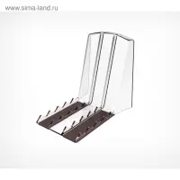 Большая пластиковая задняя опора с магнитной основой BACK-&times;L-ТМ, 108&times;105&times;140 мм, прозрачная