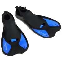 Ласты для плавания ONLYTOP, р. 38-39, чёрные, синие