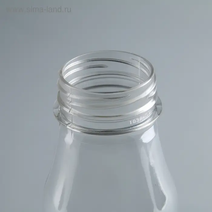 Бутылка пластиковая одноразовая молочная «Универсал», 300 мл, с широким горлышком 0,38 см, цвет прозрачный