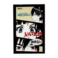 Блокнот А5, 40 листов Manga Anime, обложка картон, МИКС