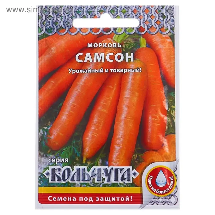 Семена Морковь Семена Морковь "Самсон" серия Кольчуга, 1 г
