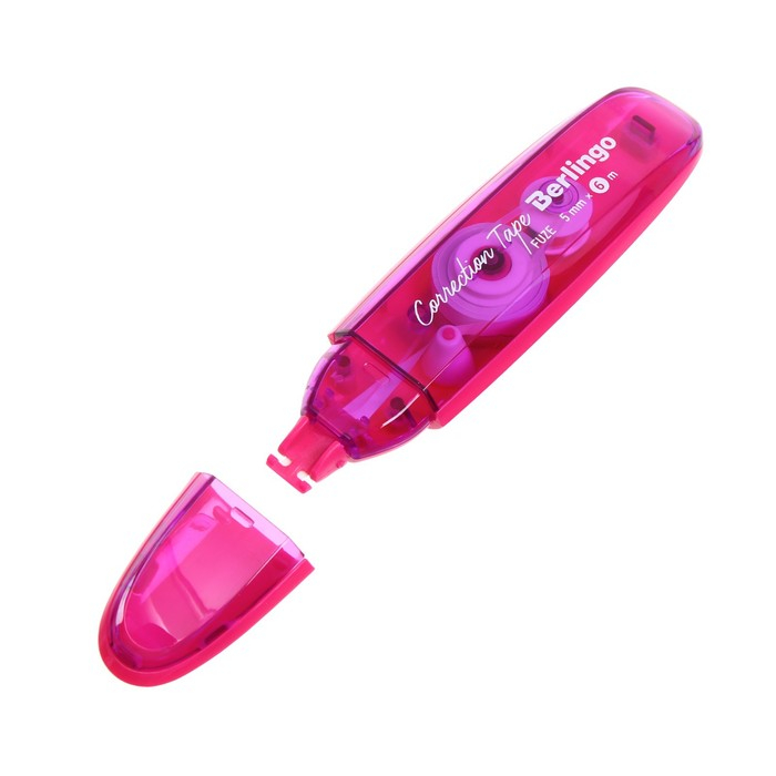 Корректирующая лента 5 мм х 6 метров, Berlingo "Fuze", микс цветов