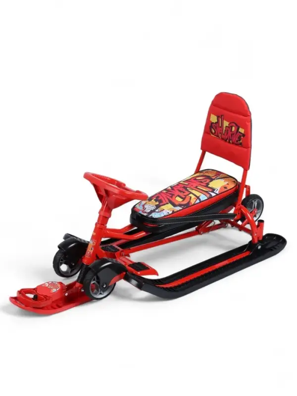 Снегокат «Тимка спорт 6» с граффити, с родительской ручкой, ТС6/GR Nika Снегокат «Тимка спорт 6» с граффити, с родительской ручкой, ТС6/GR Nika