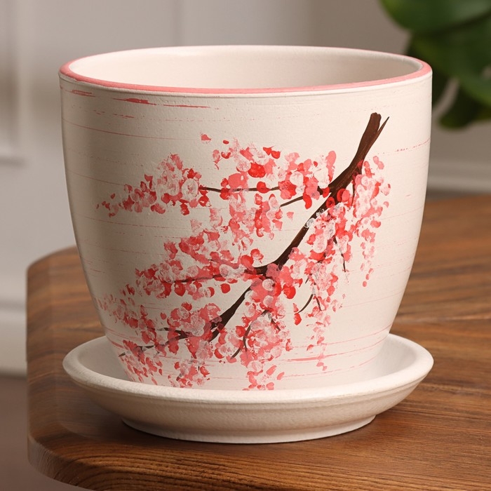 Горшок цветочный Горшок цветочный "Сакура" 1,4 л