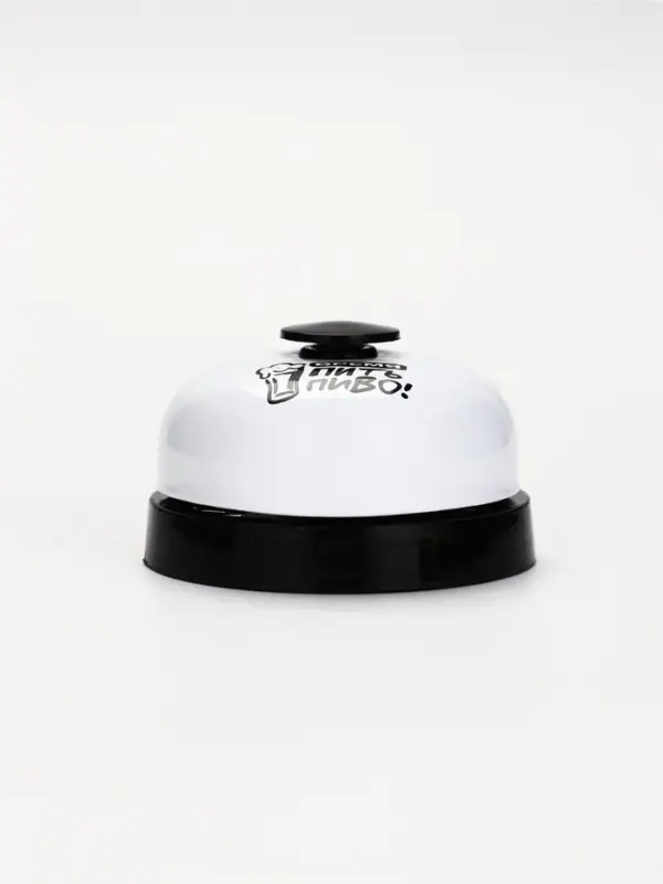 Звонок настольный "Время пить пиво", 7.2 х 4,8 см, белый