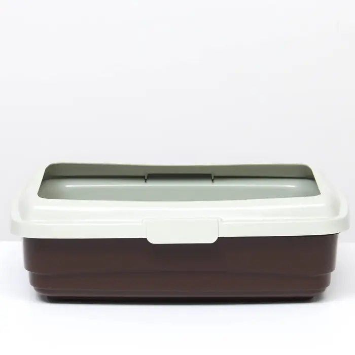 Лоток большой с сеткой и бортиком Atlantis &laquo;Стандарт&raquo;, 43&times;33&times;12.5 см, шоколад