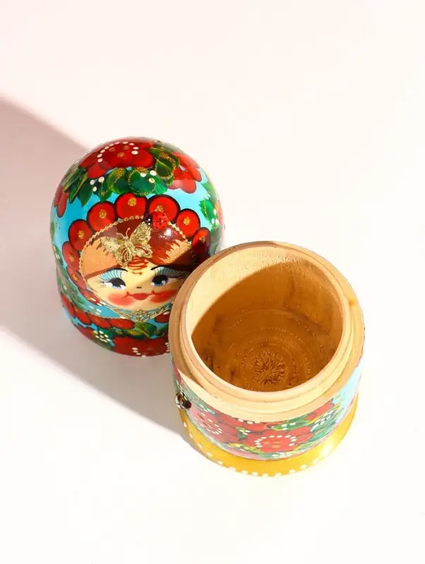 Матрёшка дерево &laquo;Аленка&raquo;, 5-ти кукольная, 18 см, ручная работа, МИКС