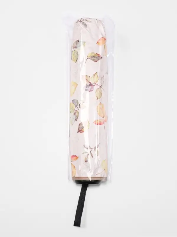 Зонт механический &laquo;Листопад&raquo;, эпонж, 4 сложения, 8 спиц, R=48/56 см, d=96 см, МИКС