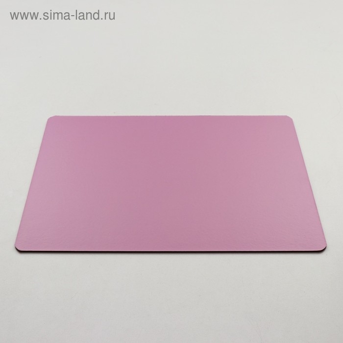 Подложка усиленная, прямоугольная, золото - розовый, 30 х 40 см, 3,2 мм Подложка усиленная, прямоугольная, золото - розовый, 30 х 40 см, 3,2 мм