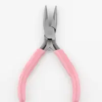 Тонкогубцы для рукоделия, 12.5&times;6.5 см, розовые