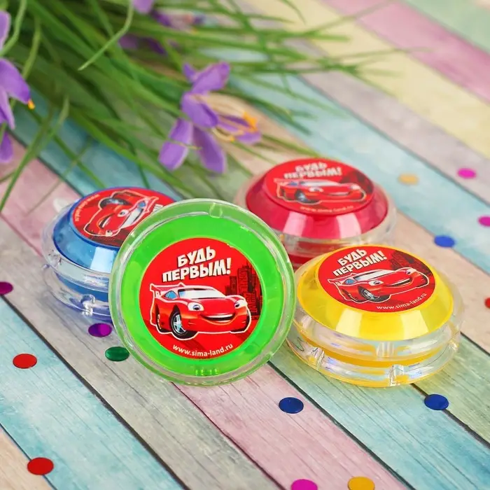 Йо-Йо «Будь первым», внутри шарики, МИКС