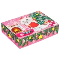 Коробка подарочная «С Новым годом», 21×15×5 см, Коты аристократы