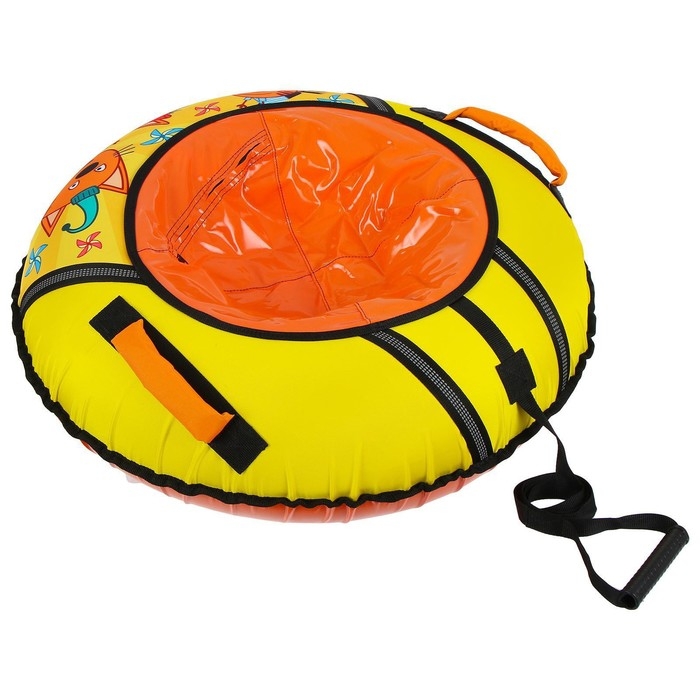 Тюбинг-ватрушка «Три кота», ТБ1-80/ТК, диаметр чехла 85 см, тент/оксфорд Тюбинг-ватрушка «Три кота», ТБ1-80/ТК, диаметр чехла 85 см, тент/оксфорд