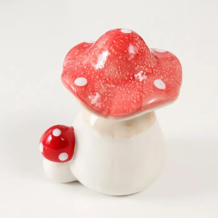 Копилка для денег &laquo;Два мухоморчика&raquo;, керамика, 12&times;9&times;15.5 см