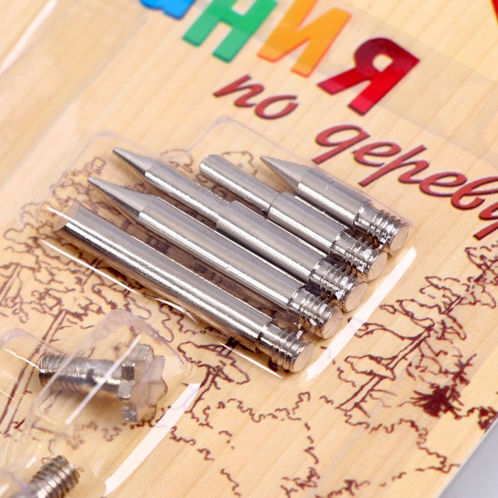 Выжигательный аппарат по дереву, набор: 10 насадок, подставка Выжигательный аппарат по дереву, набор: 10 насадок, подставка