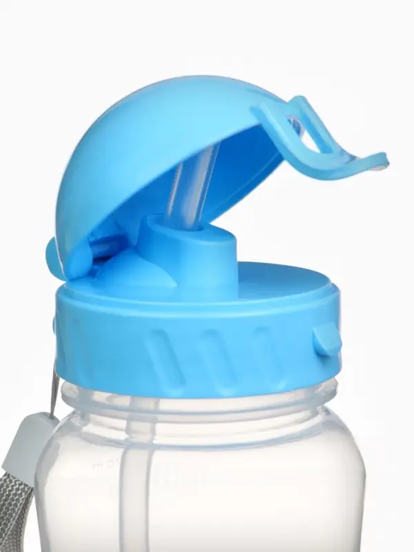 Поильник-непроливайка с трубочкой, 270 мл, Синий трактор Поильник-непроливайка с трубочкой, 270 мл, Синий трактор