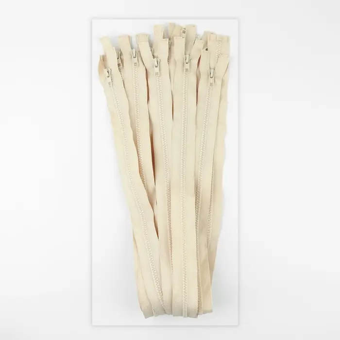 Молния «Трактор», №5, разъёмная, замок автомат, 80 см, светло-бежевая Молния «Трактор», №5, разъёмная, замок автомат, 80 см, светло-бежевая