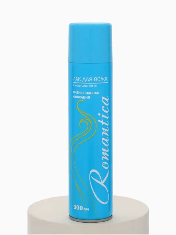 Лак для волос &laquo;Романтика&raquo;, очень сильная фиксация, с провитамином B5, 300 мл