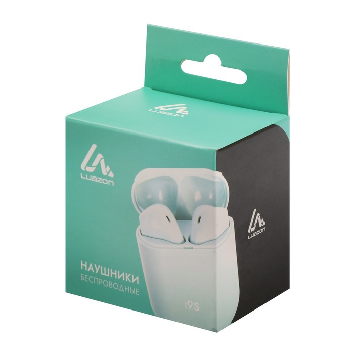 Наушники беспроводные Luazon i9S, TWS, Bluetooth 5.0, 50/600 мАч, белые Наушники беспроводные Luazon i9S, TWS, Bluetooth 5.0, 50/600 мАч, белые