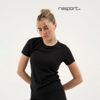 Футболка женская Resport, р. 46, цвет чёрный, базовая