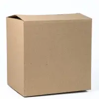 Коробка складная, бурая, для хранения и отправки посылок, 30&times;22&times;30 см