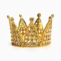 Топпер для торта &laquo;Корона&raquo;, 9&times;5.5 см, золотой