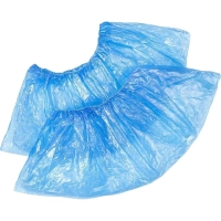 Бахилы п/э арт.406-979, 1,6 г.,голубые, (50пар/упак)