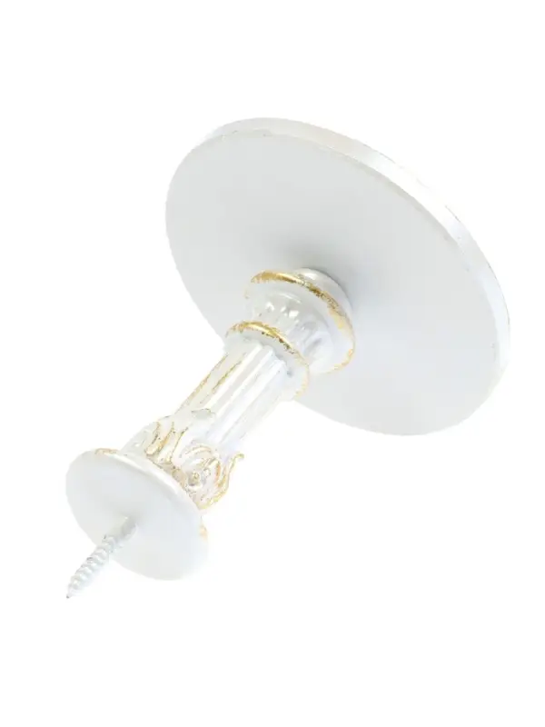 Крючок для штор CAPPIO KC211, d=9.6 мм, цвет белый с золотом, 2 шт Крючок для штор CAPPIO KC211, d=9.6 мм, цвет белый с золотом, 2 шт