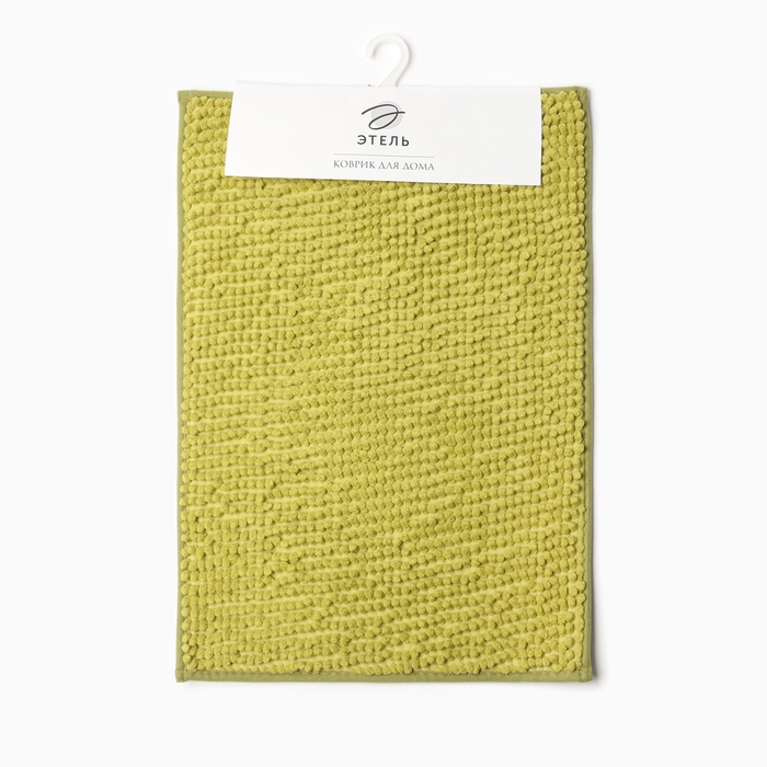 Коврик для ванной Этель Букли цвет зеленый, 38х58 см Коврик для ванной Этель Букли цвет зеленый, 38х58 см