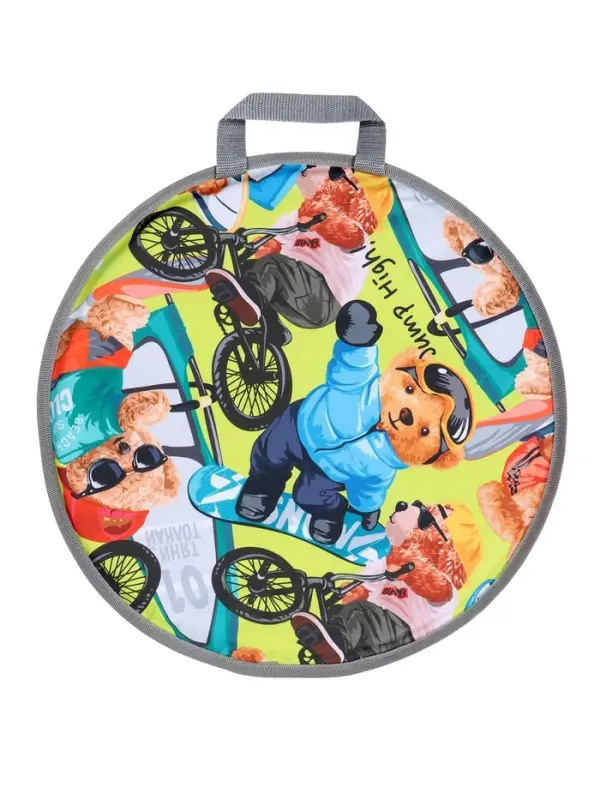 Ледянка мягкая Bear, круглая, цвет МИКС