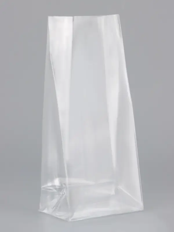 Пакет полипропиленовый фасовочный, прямоугольное дно, прозрачный, 9&times;5&times;19 см