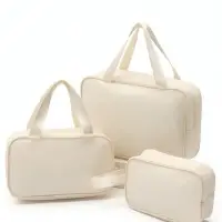 Набор косметичек 3 в 1, 29&times;10.5&times;20 см, бежевые