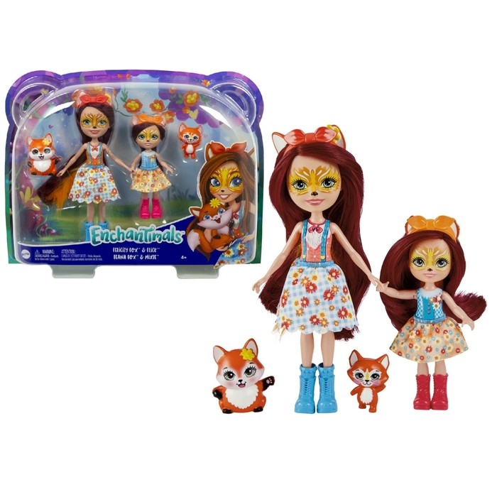 Игровой набор «Энчантималс. Сестрички Фелисити и Феана Лис с питомцами» Игровой набор «Энчантималс. Сестрички Фелисити и Феана Лис с питомцами»