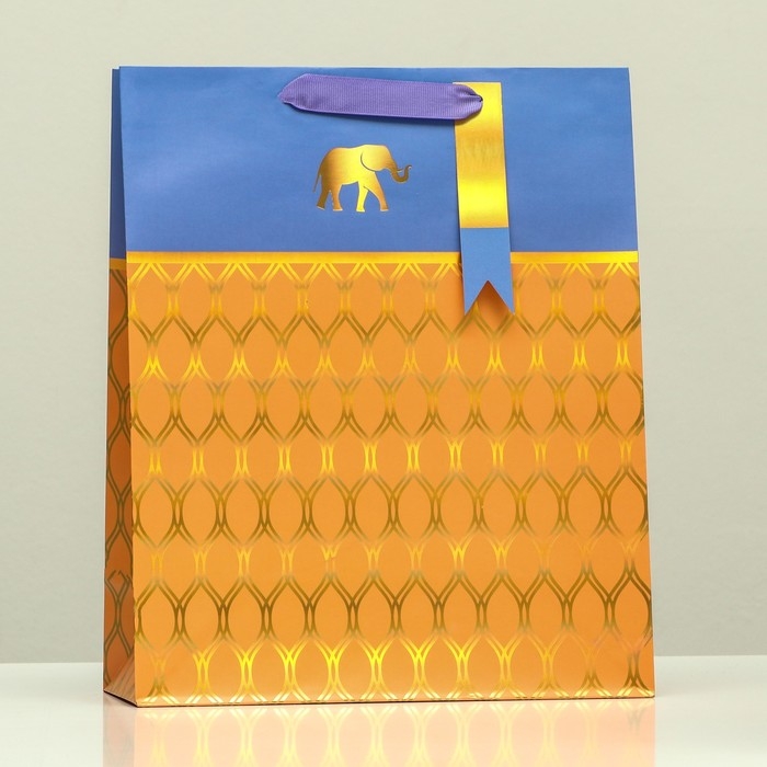 Пакет подарочный "Грани", 26 х 32 х 12 см