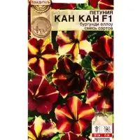 Семена цветов Петуния Кан кан F1 бургунди еллоу, смесь сортов (драже), Ц/П,5 шт. Семена цветов Петуния Кан кан F1 бургунди еллоу, смесь сортов (драже), Ц/П,5 шт.