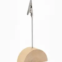 Подставка под ценник, фото &laquo;Прищепка&raquo;, с зажимом, 2.5&times;2.5&times;11 см, цвет серебро