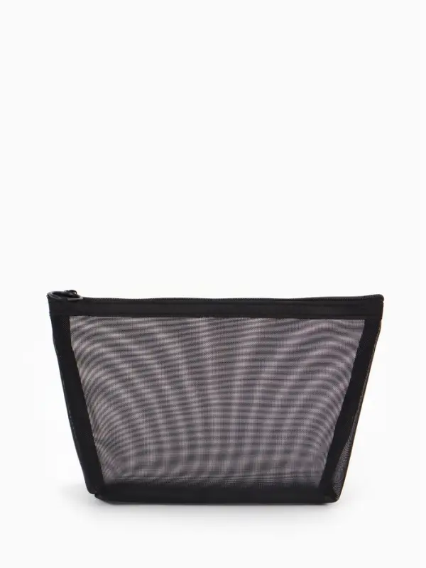 Косметичка дор Сетка 17*6,5*13,5, отд на молнии, черный Косметичка дор Сетка 17*6,5*13,5, отд на молнии, черный