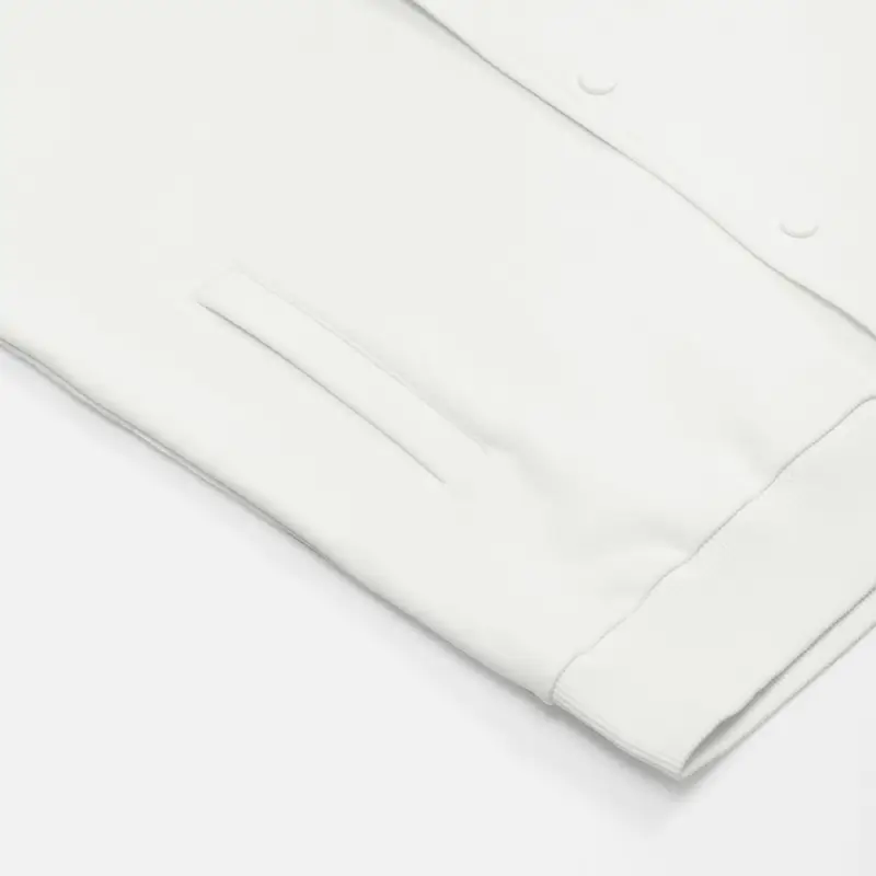 Бомбер унисекс Nuppu, молочно-белый, размер S