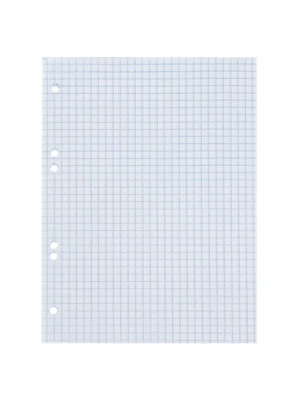 Сменный блок для тетрадей на кольцах А5, 80 листов в клетку, Calligrata, белый 100%