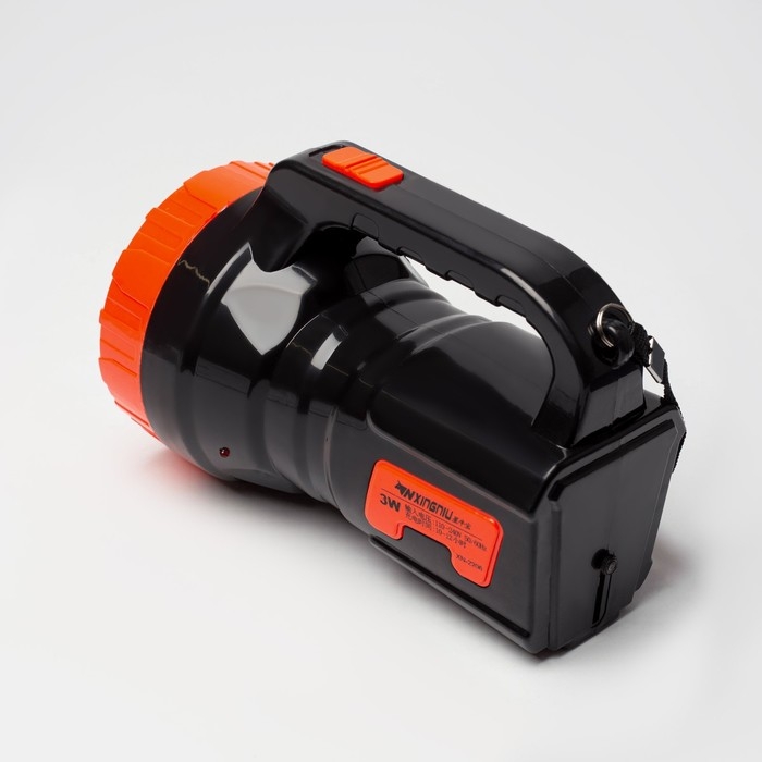 Фонарь прожекторный аккумуляторный, 3 Вт, 1200 мАч, LED, 10.5 х 18.5 см Фонарь прожекторный аккумуляторный, 3 Вт, 1200 мАч, LED, 10.5 х 18.5 см